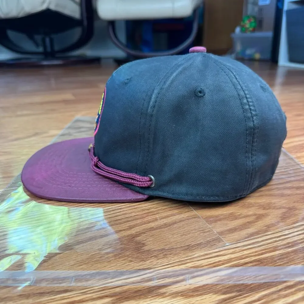 Findlay Force Roasting Marshmallows Smore'z Black and Maroon Snapback Hat